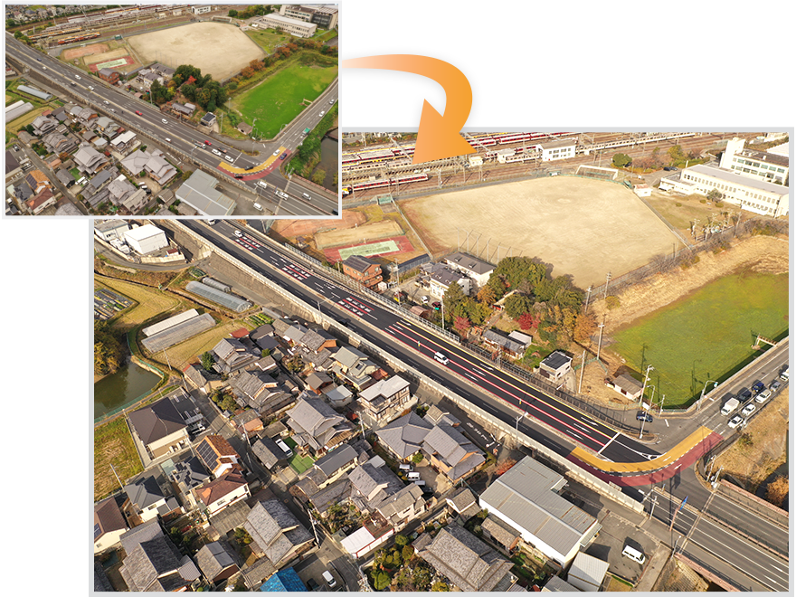 主要地方道奈良生駒線 事故対策工事(防災・安全交付金事業(道路環境整備)他)