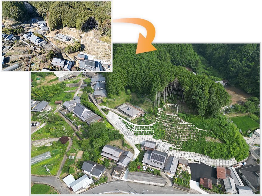 丹生(ハ)地区斜面対策工事