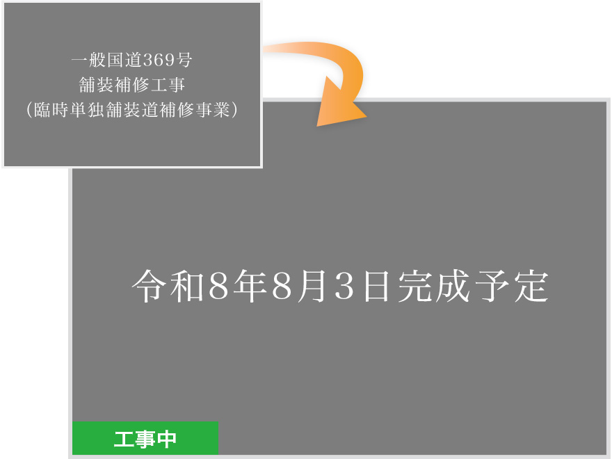 一般国道369号 舗装補修工事(臨時単独舗装道補修事業)